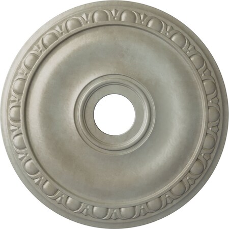 Ekena Millwork Jackson Ceiling Medallion (Fits Canopies up to 5 1/8"), 20"OD x 3 5/8"ID x 1"P, Flash Gold CM20JAFLS